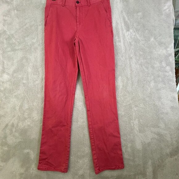 Boden Other - Boden Straight Leg Soft Chino Pants 97% Cotton Dusty Rose Flat Front Size 14Y